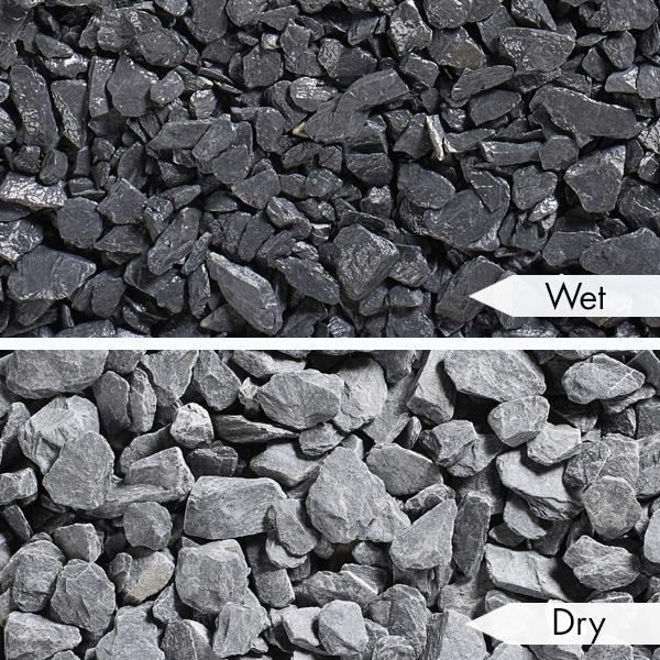 black slate chippings 40mm bulk bag