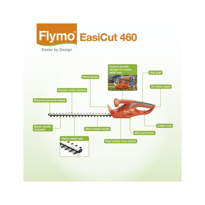 Flymo store easicut 460