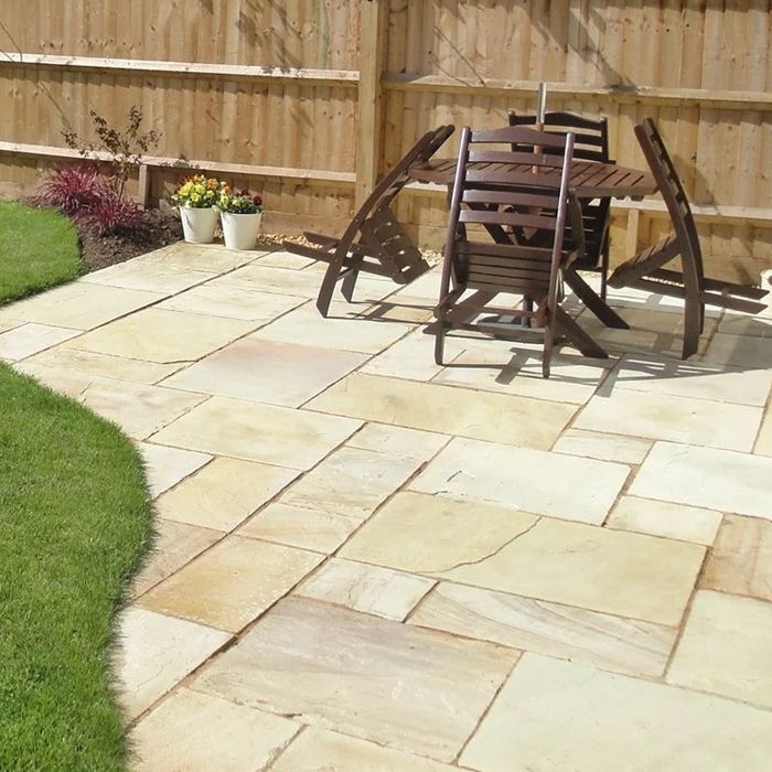 Bradstone - Fossil Buff Sandstone - Hand Cut | Paving | Earlswood GLC