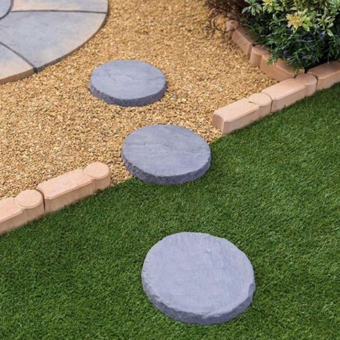 Kelkay - Keldale 300mm Stepping Stone - Graphite | Paving | Earlswood GLC