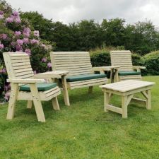 Churnet Valley - Ergo 4 Seater Multi Set | Garden Furniture | Outdoor ...